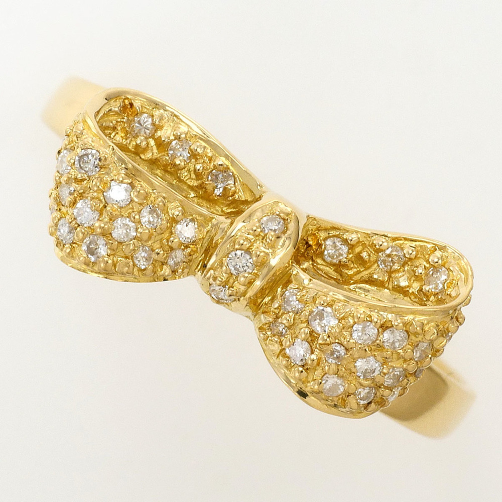 VINTAGE 18k Gold Diamond Ring